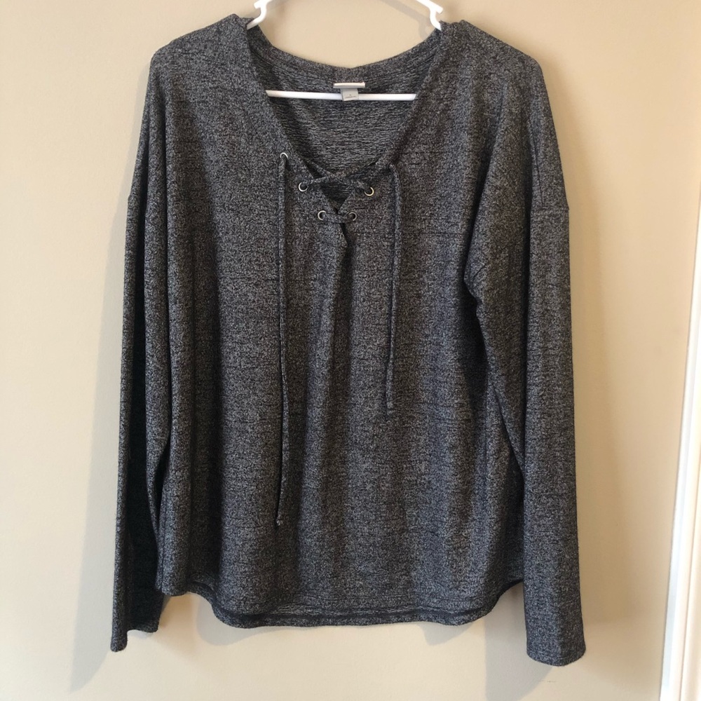 A New Day Grey Long Sleeve - L